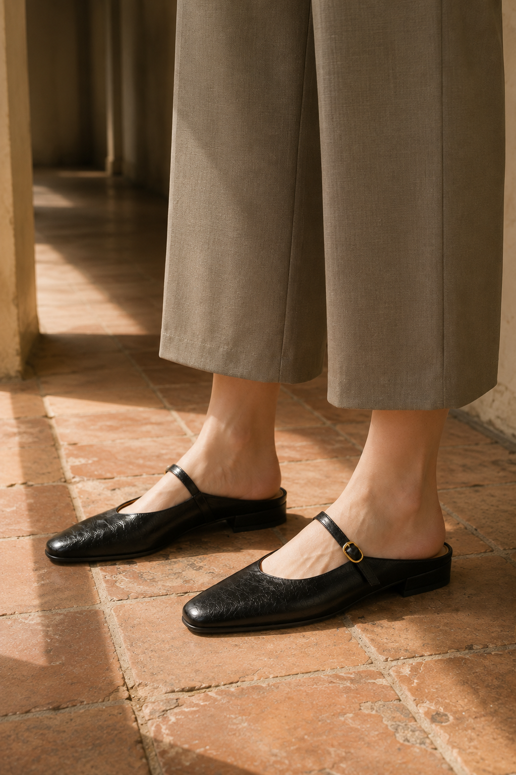 Sabine Leather Mule