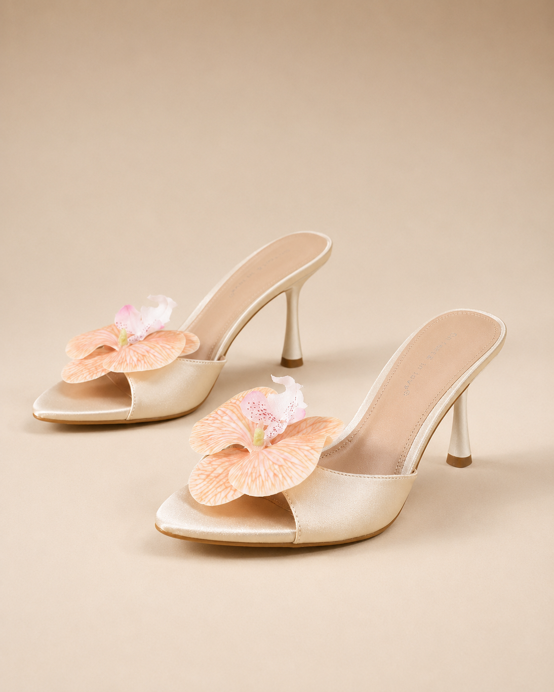Cattleya Satin Mule