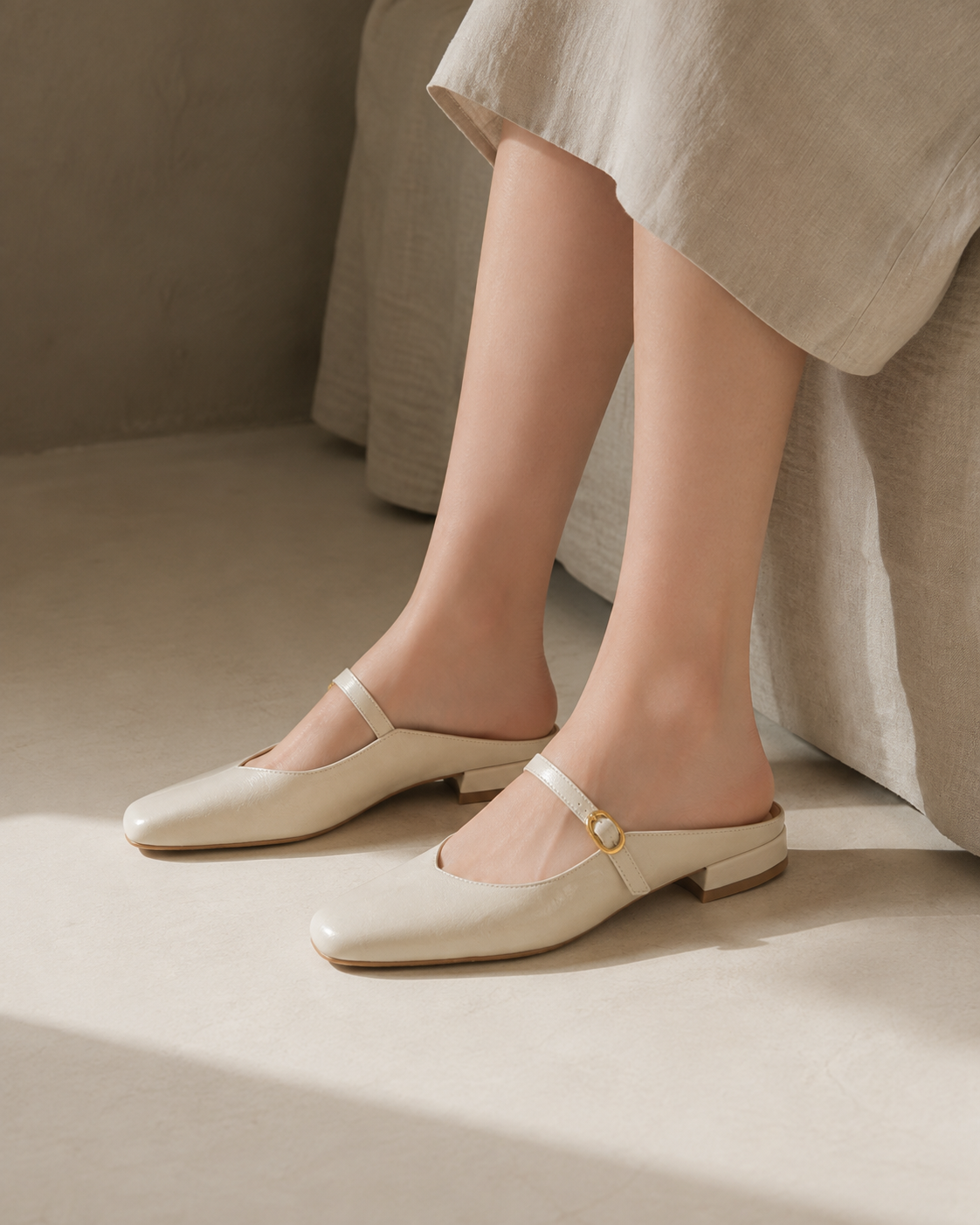 Sabine Leather Mule