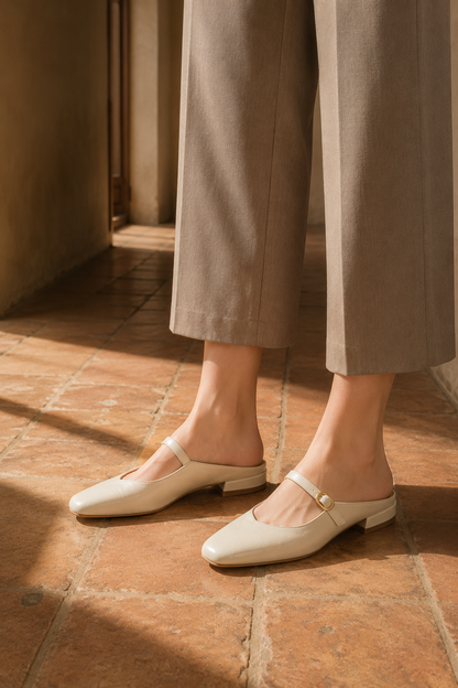 Sabine Leather Mule