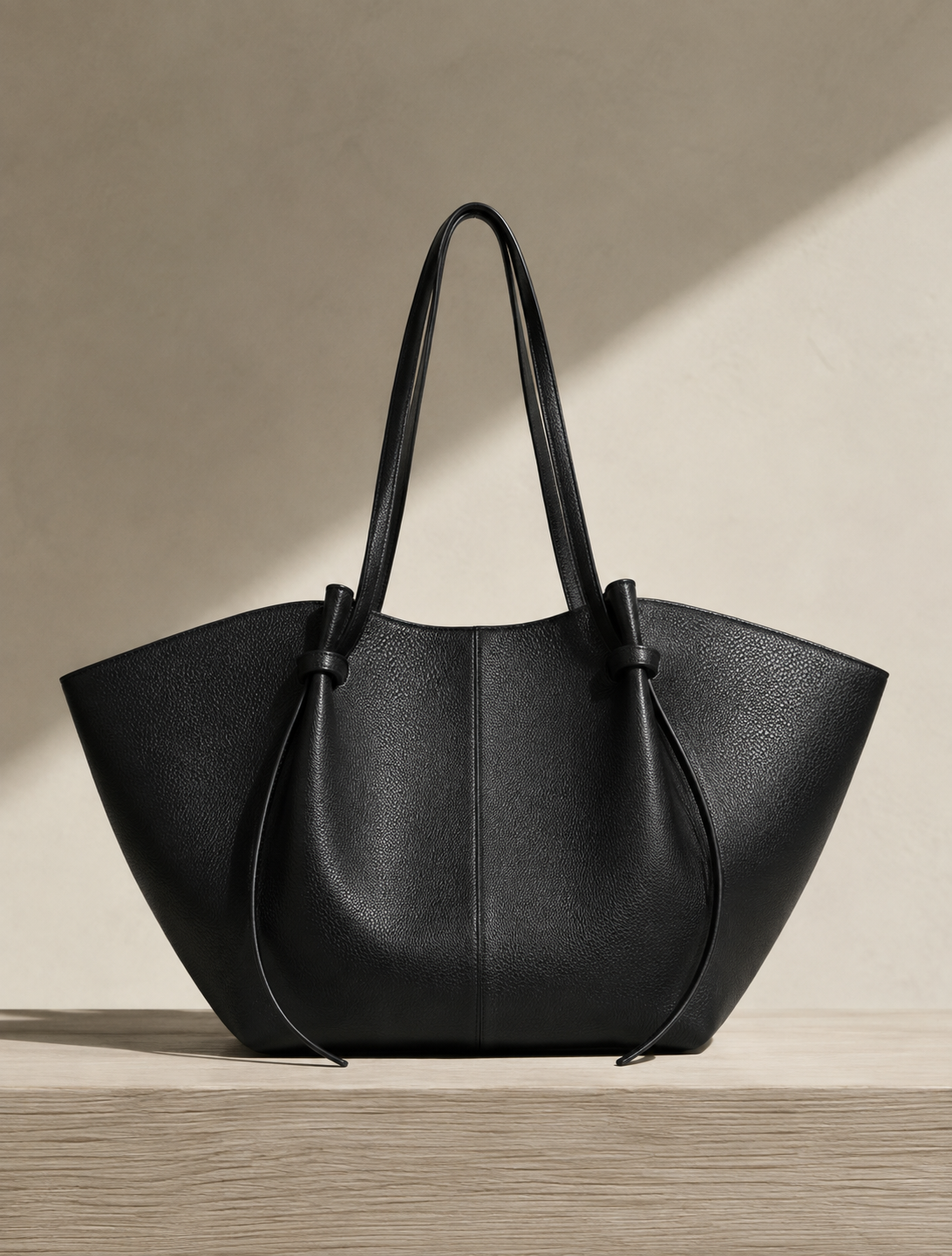 Solenne Leather Tote