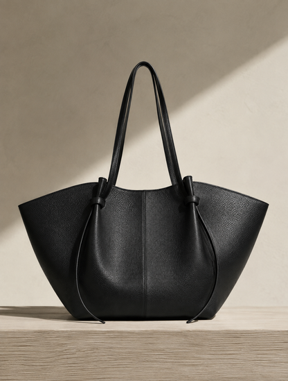 Solenne Leather Tote