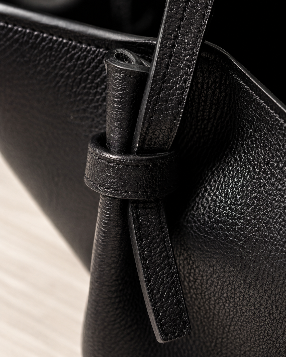 Solenne Leather Tote