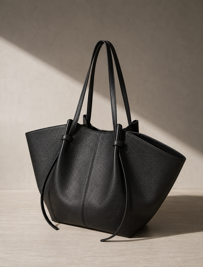 Solenne Leather Tote