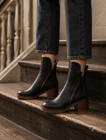 Rhone Leather Ankle Boot