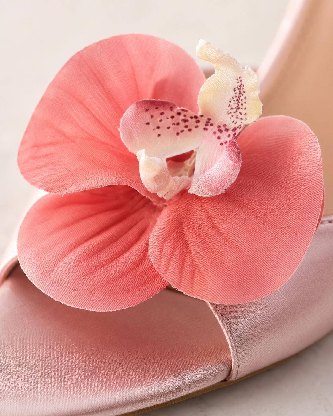 Cattleya Satin Mule