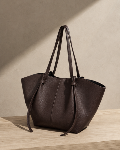 Solenne Leather Tote