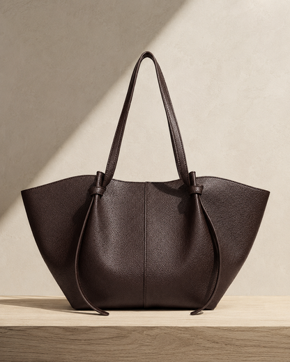 Solenne Leather Tote