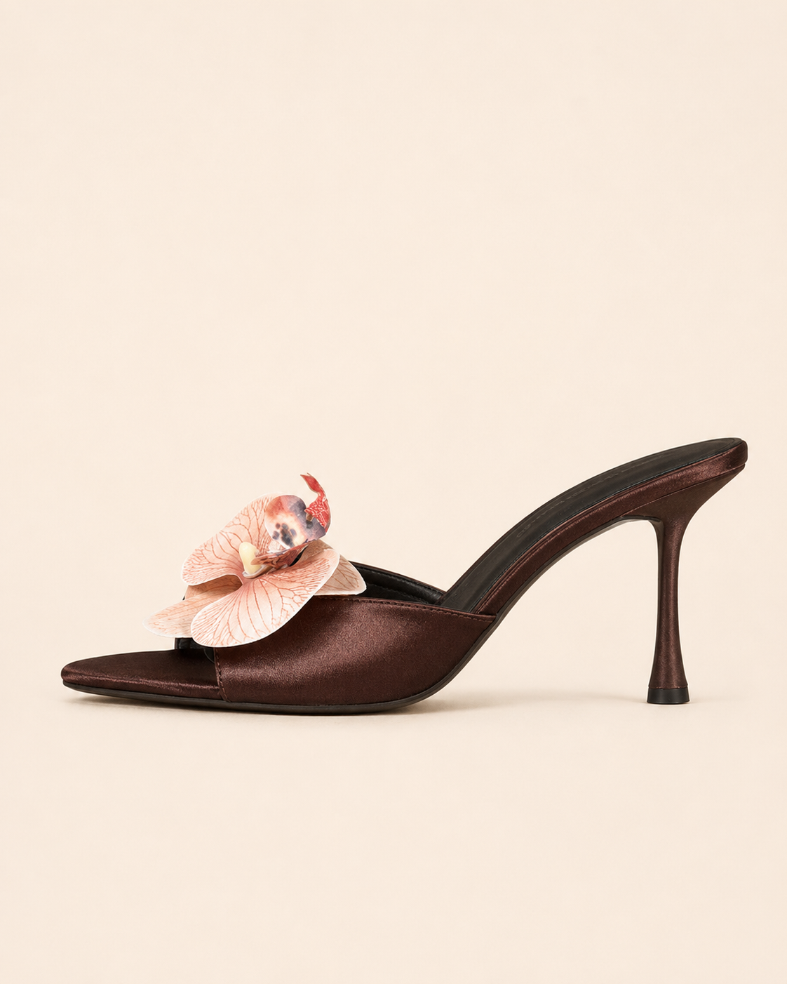 Cattleya Satin Mule