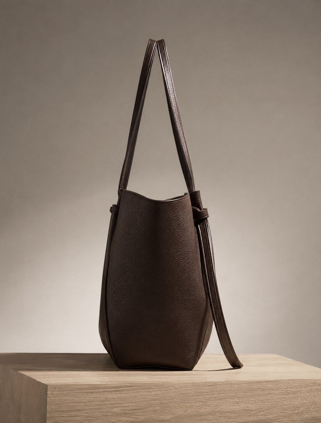 Solenne Leather Tote
