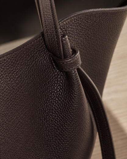Solenne Leather Tote