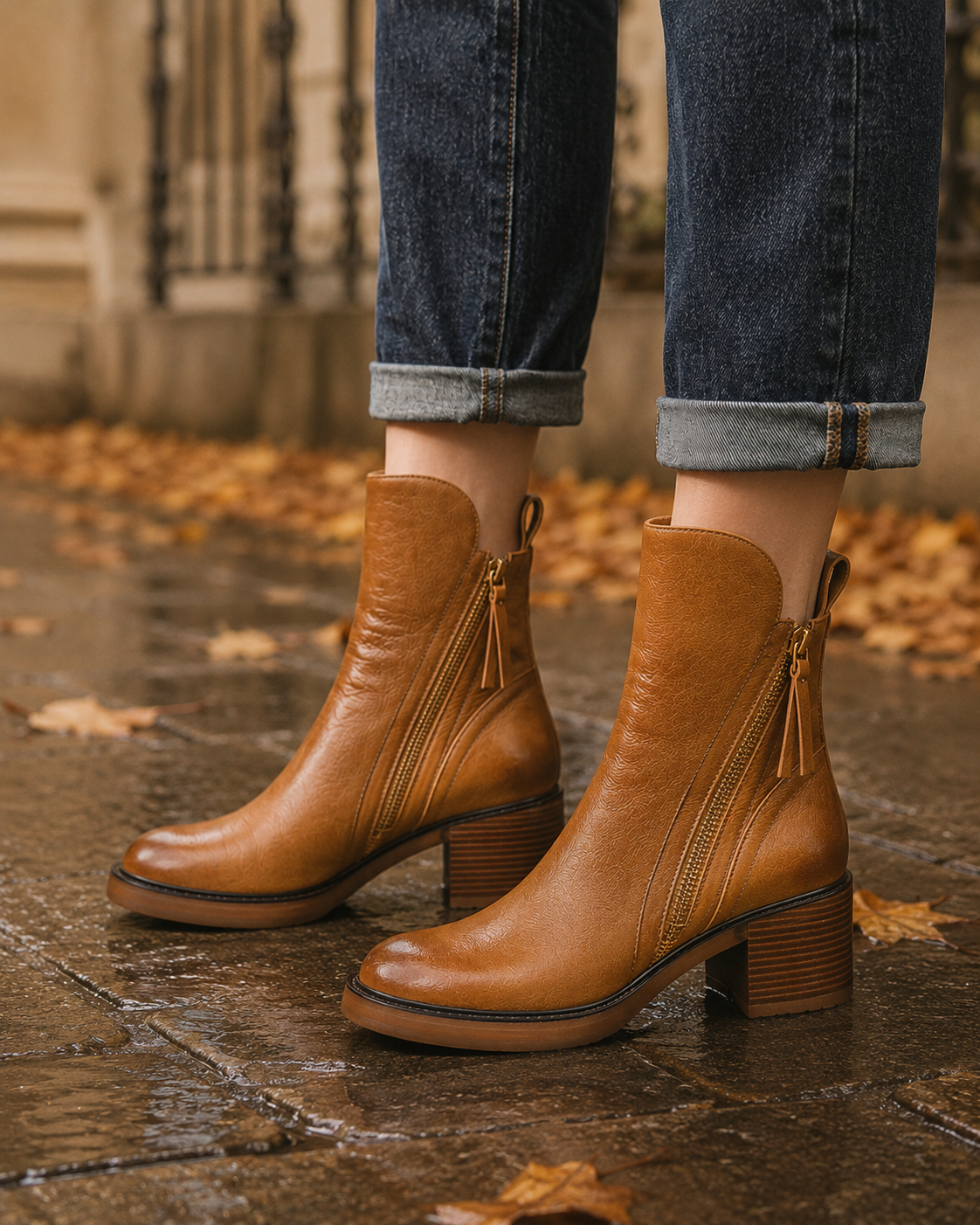 Rhone Leather Ankle Boot