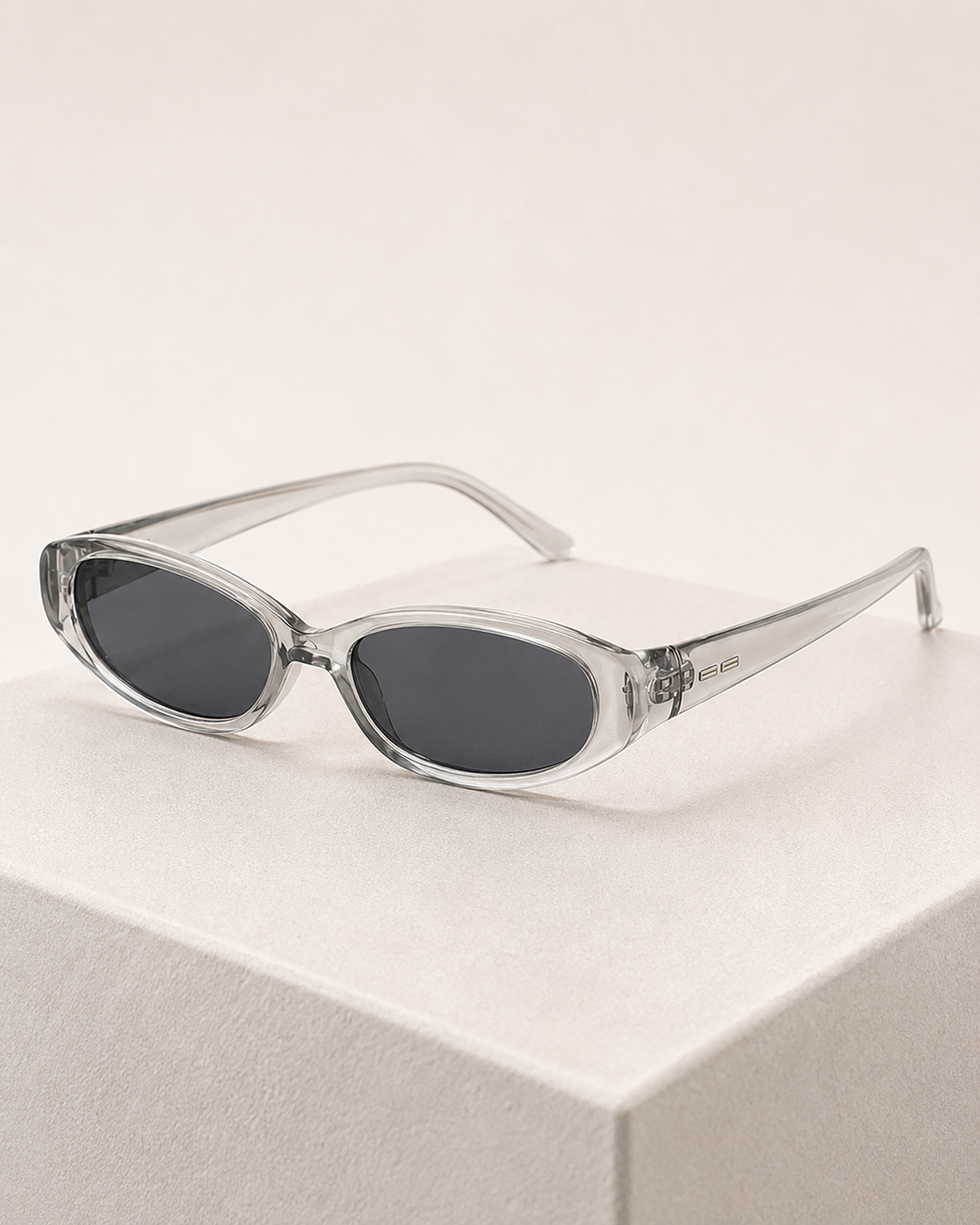 Corvane Slim Oval Sunglasses