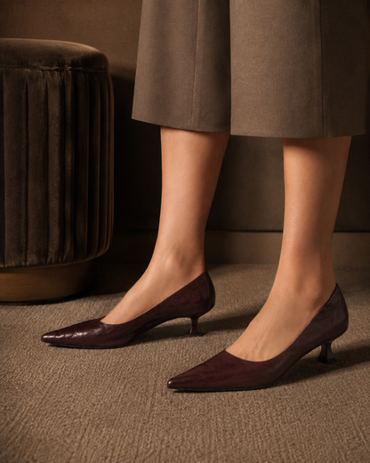 Lisette Leather Pump