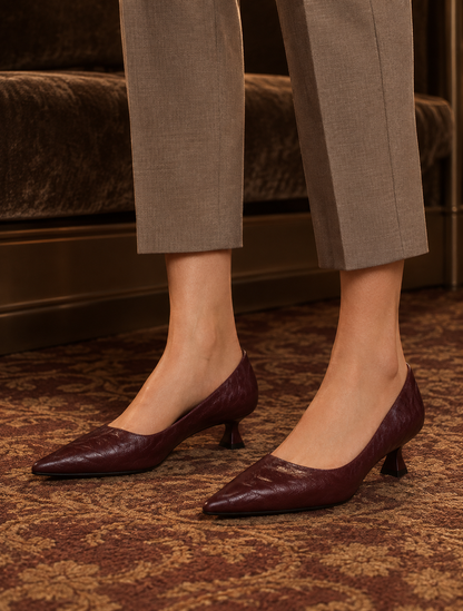 Lisette Leather Pump