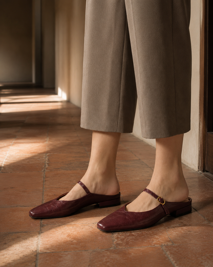Sabine Leather Mule