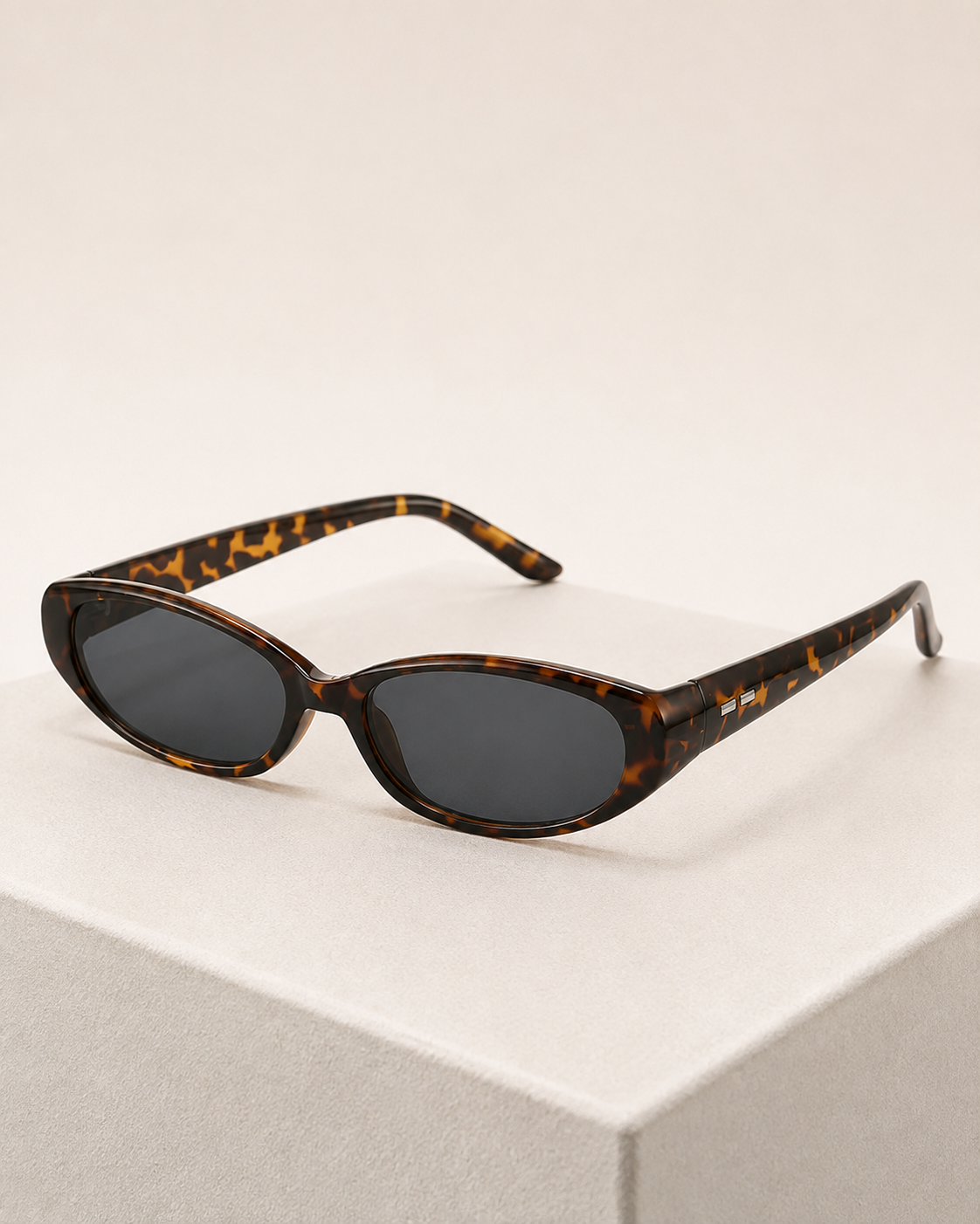 Corvane Slim Oval Sunglasses
