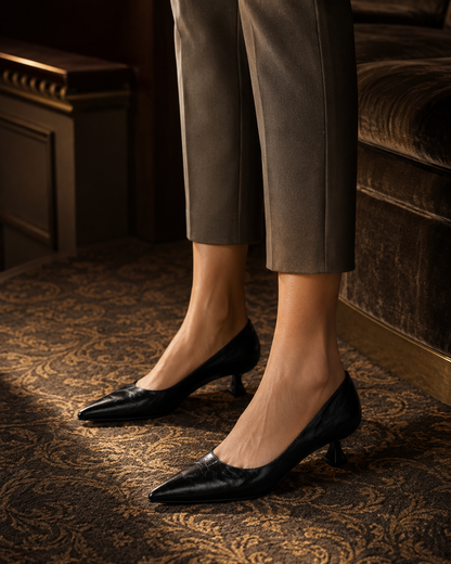 Lisette Leather Pump