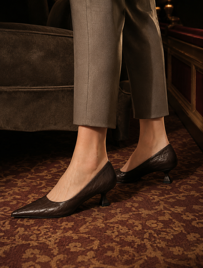 Lisette Leather Pump