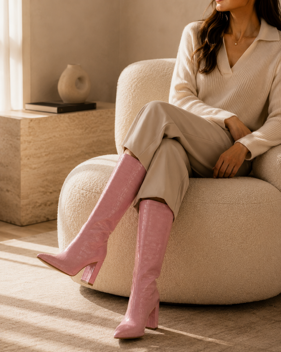 The Milan Croc Boot